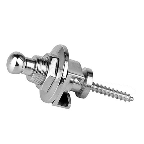 Musiclily M183-2 Крепление для ремня с блокировкой, хром.